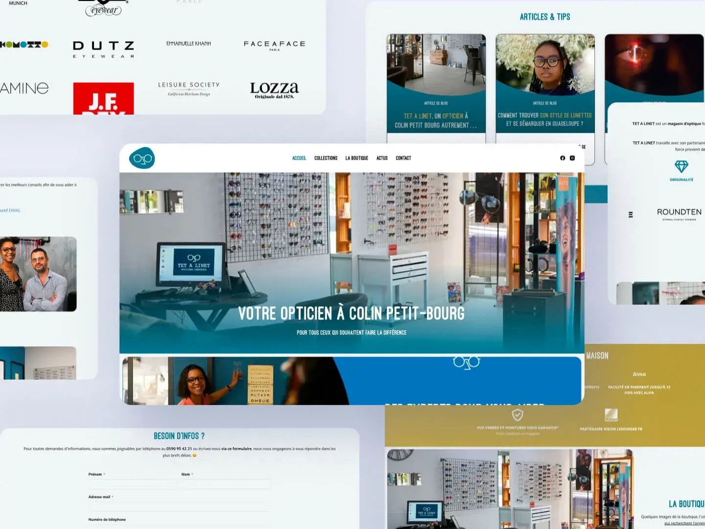 création de site internet sur-mesure en Guadeloupe par moodeine, identité visuelle et design de marque pour entreprises en guadeloupe, studio web spécialisé wordpress